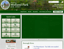 Tablet Screenshot of midlandparknj.org